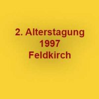 2. Rheintaler Alterstagung 1997
